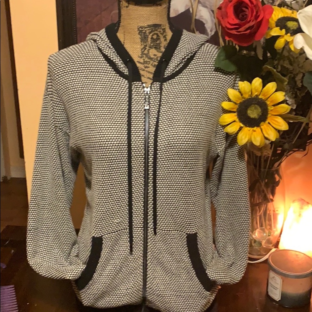 Micheal Kors knitted Zip up hoodie